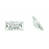 Zirkonia Weiss / 3x6mm Baquette / 5Stk