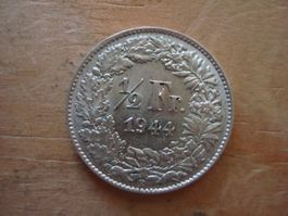 (N4) 1/2 Franken 1944 UNZ