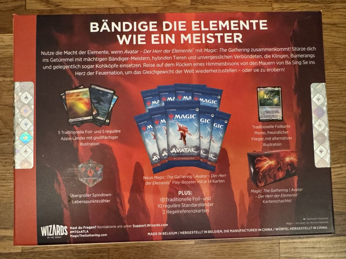Spiele: Magic: The Gathering Avatar Bundle Deutsch Sealed OVP – Neu und originalverpackt aus Schaffhausen von eli_tcm6 1