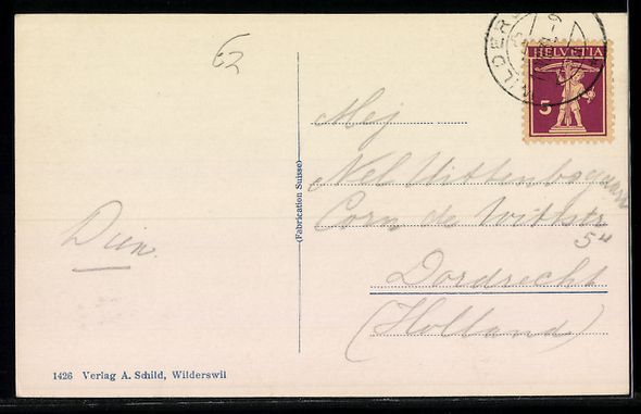 Cartoline postali: AK Wilderswil, Partie im Ort mit Kutsche – Usato da Berlin venduto da bartko-reher 1