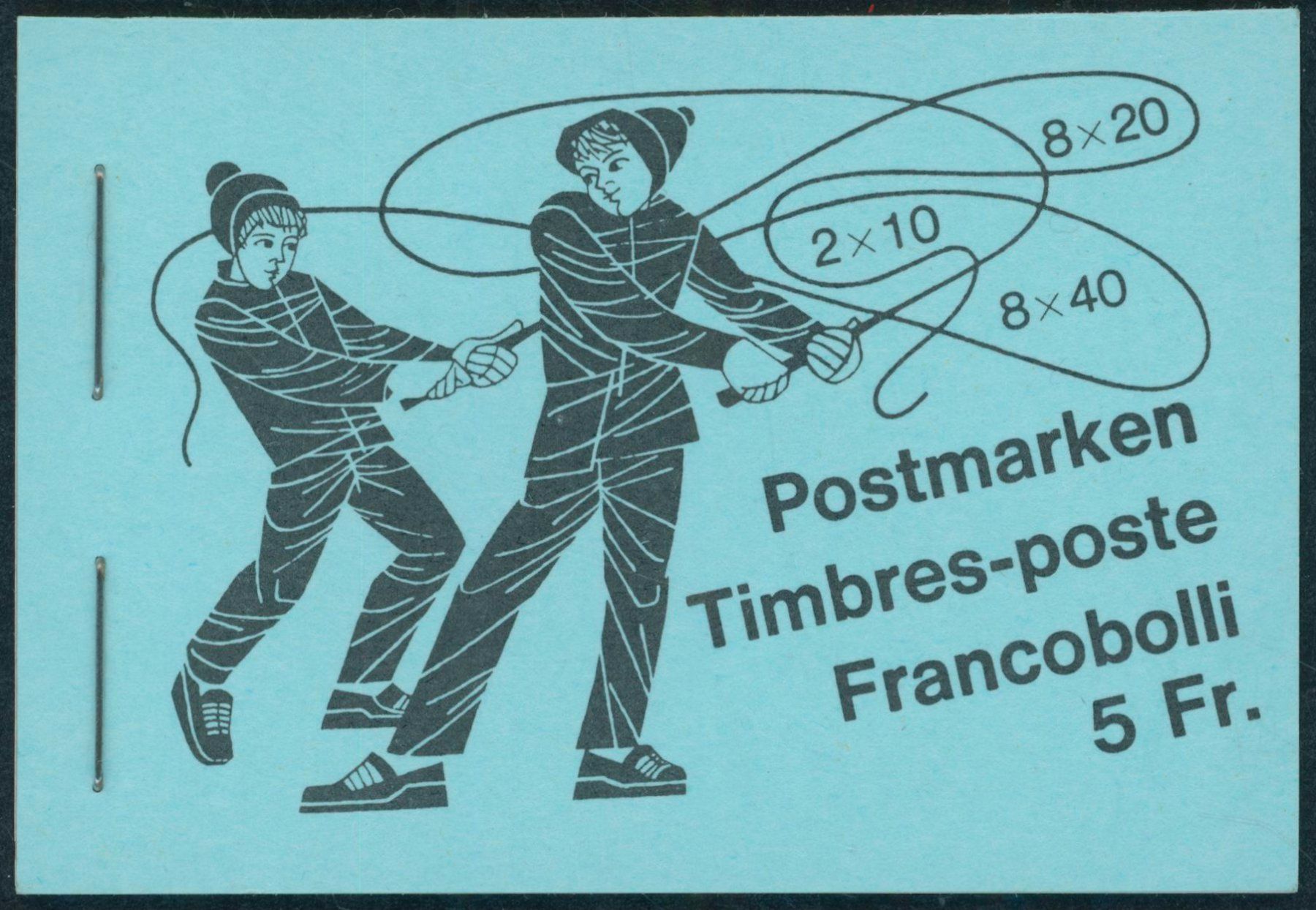 Tutti i francobolli: 1983 - Markenheftchen - Volksbräuche - hellblau – Nuovo (secondo la descrizione) da Schindellegi venduto da leecollect