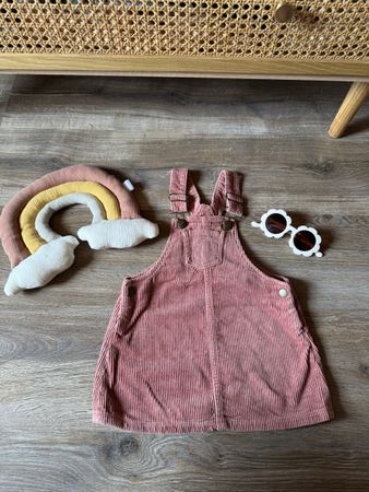 MANOR 🩷 Salopette velours côtelé vieux rose 86