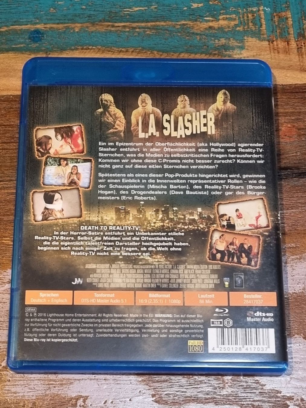 Tutti i DVDs: L. A. Slasher, Blu Ray Horror – Usato da Winterthur venduto da Belzarek 1