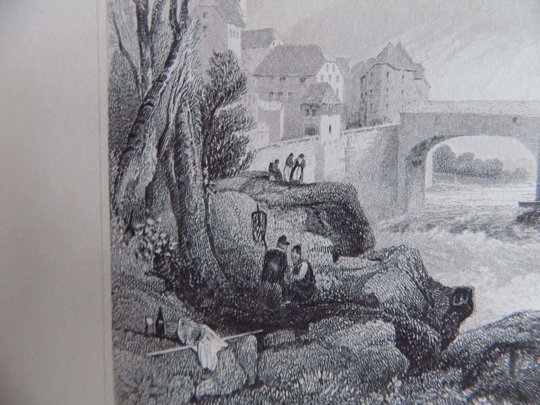 Incisioni: Laufenburg um 1840 – Usato da Risch venduto da Antikfee 3