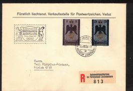 1956 R-Brief nach Zürich