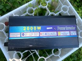 Power Inverter 2000W Peak 4000W DC AC Neuwertig