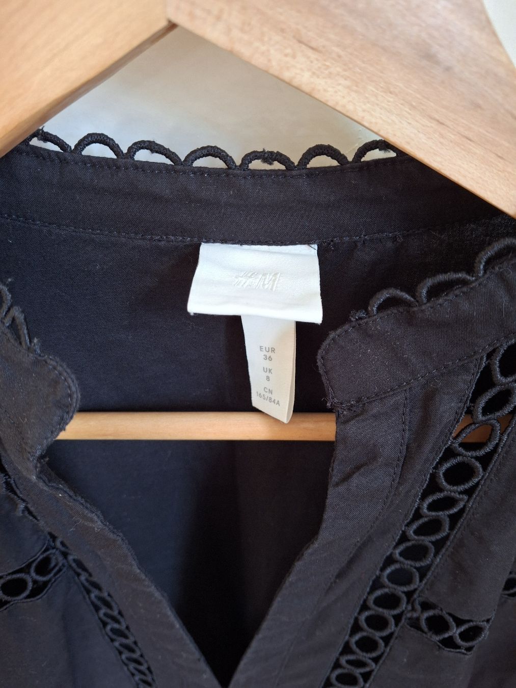 H&M Kleider: Robe noire H&M en coton T36 – Neu (gemäss Beschreibung) aus Lausanne von Cognitia 1