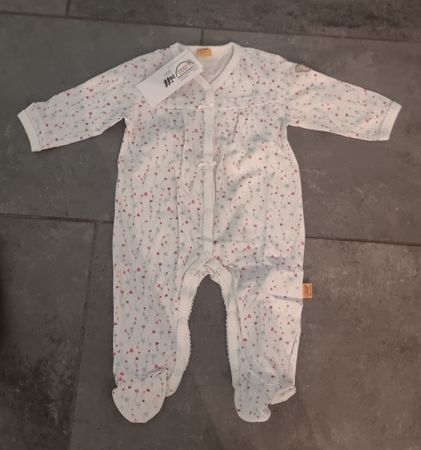 Baby Strampler Blumen Grösse 62 neu mit Etikett