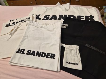JIL SANDER 1x Kleidersack und 7x Staubbeutel