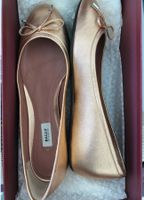 BALLY Ballerinas Damen Gr 39 schlicht. pink Gold