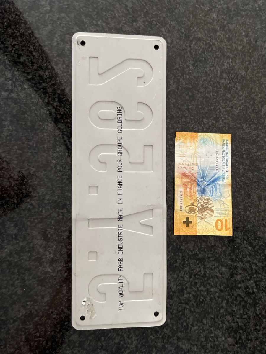 Ecriteaux: Plaque Auto Belge – D'occasion à Glis par king-of-convenience 2