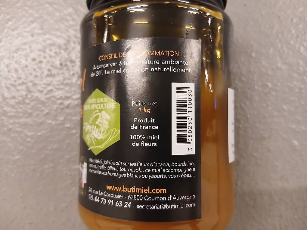 Tutte le decorazioni: 1 kg Miel fleurs  – Usato da Préverenges venduto da mel_k6bd 1