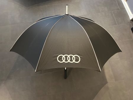 Original Audi Golf-Regenschirm – schwarz – Audi
