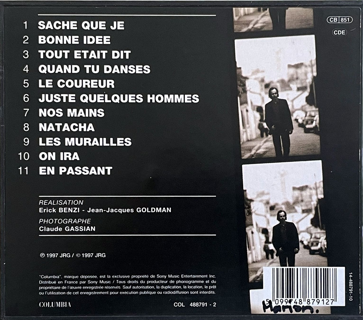 CD: Jean-Jacques Goldman - En passant – Usato da Savagnier venduto da Ne2065 1