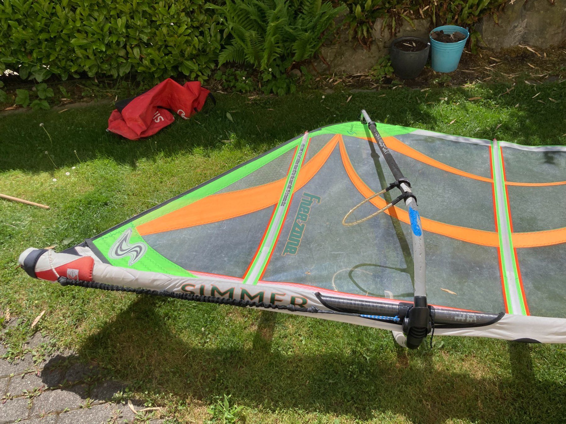Surf: Windsurfsegel Simmer Komplettrigg 6m2 – Usato da Buchrain venduto da profibastler22 3