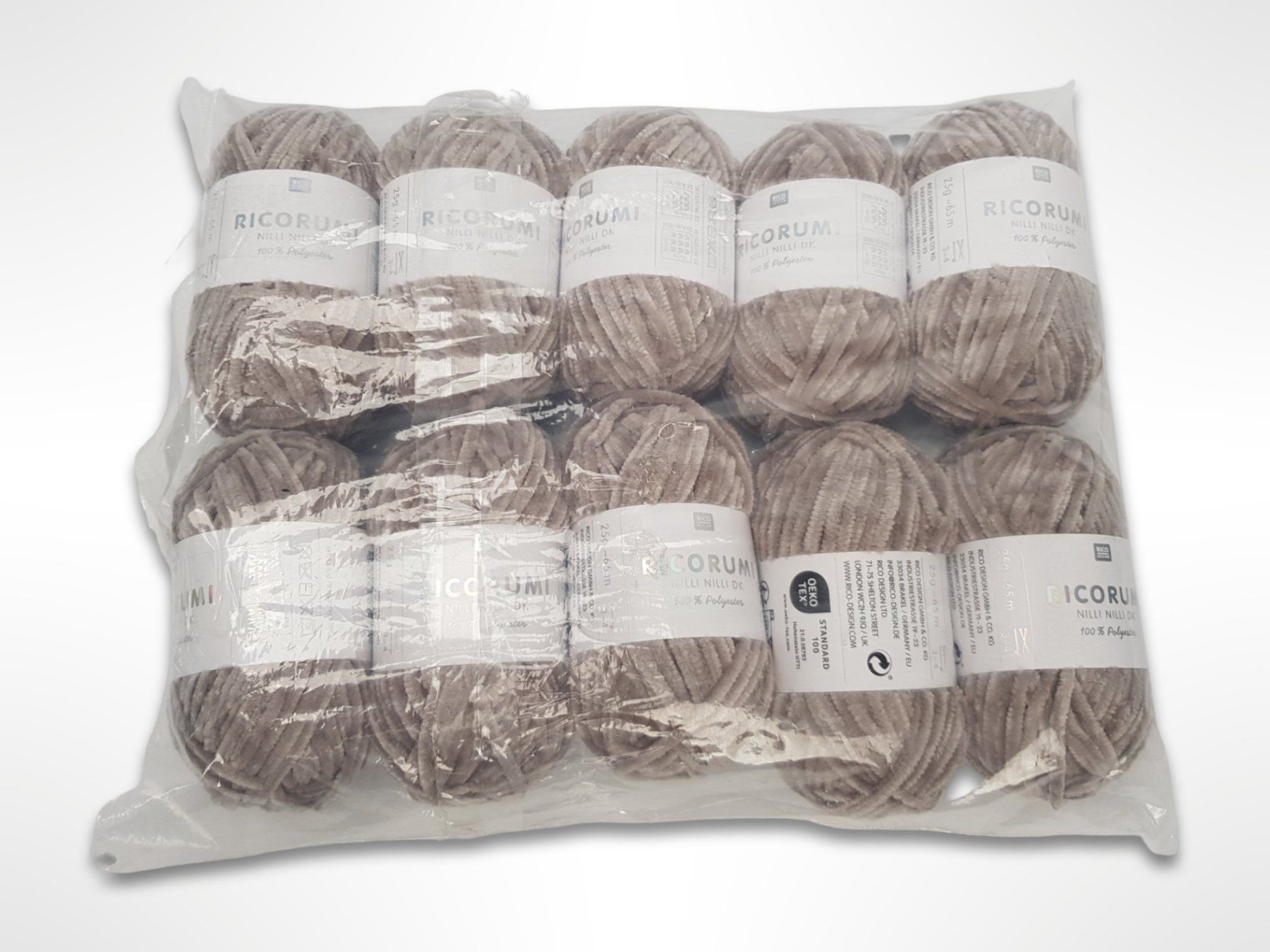 Lana: RICO DESIGN flauschiges Garn Beige 10 Stk. – Nuovo (secondo la descrizione) da Suhr venduto da Restwert_Suhr 2