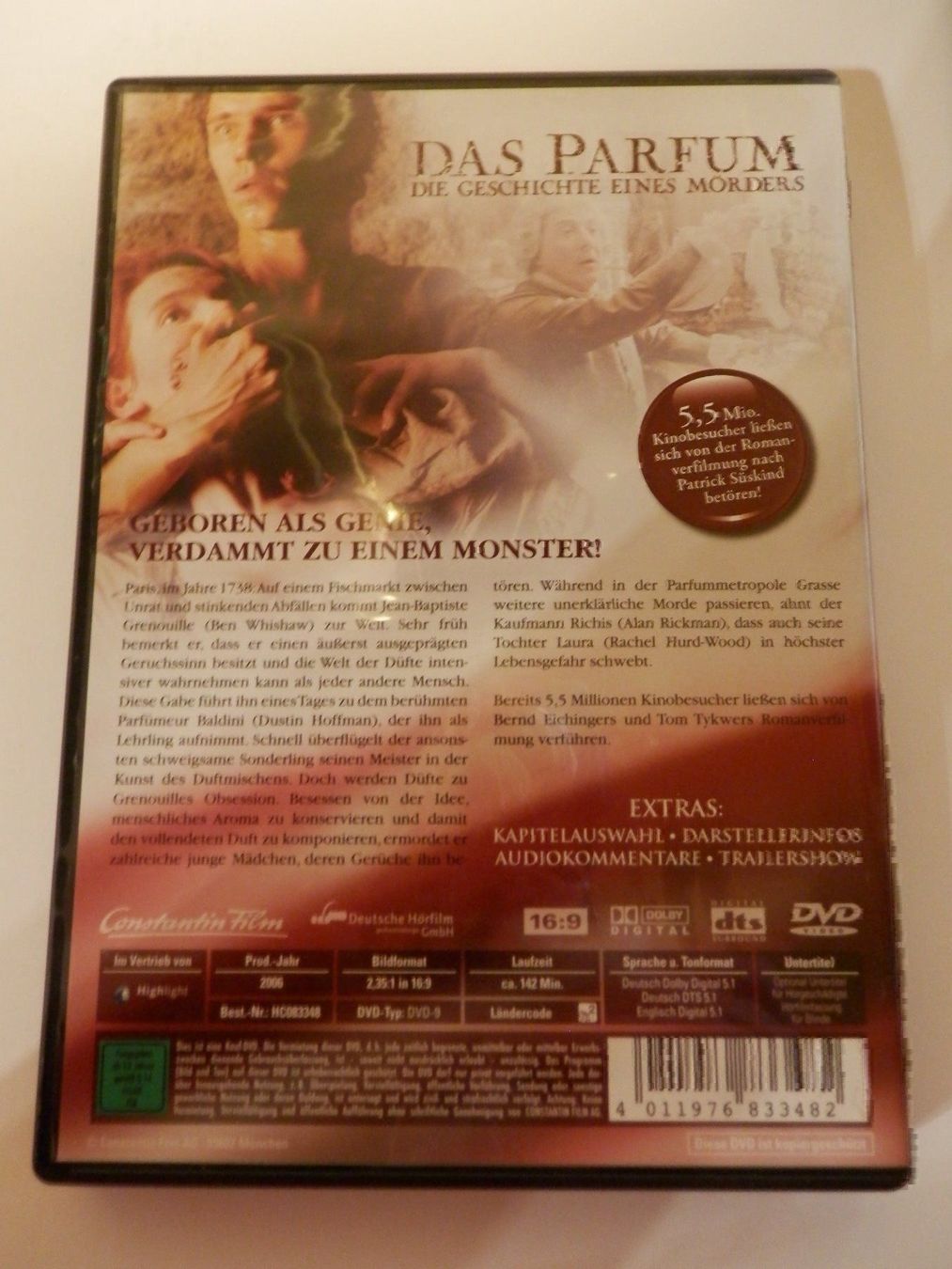 Tous les DVDs: Das Parfum – D'occasion à Weiach par weiach82 1