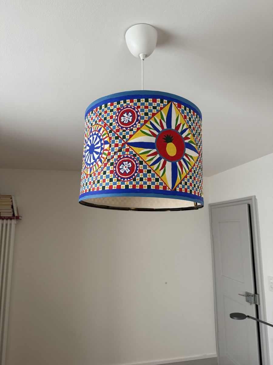 Lampadari & plafoniere: Farbenfrohr Lampenschirm Ethno-Stil - Ein echter Hingucker! – Nuovo (secondo la descrizione) da Zürich venduto da brizer