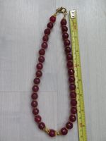 Neue Rubin Jade Kette nie getragen