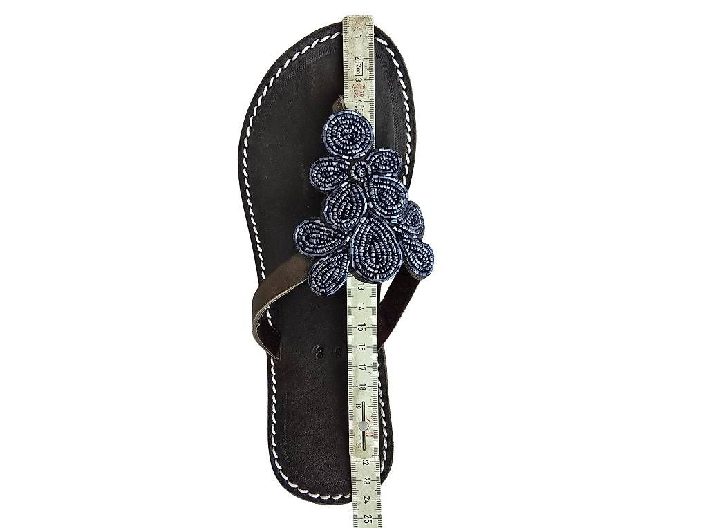 Damenschuhe: Handgemachte Leder-Sandalen - Anthrazit 38 – Neu und originalverpackt aus Brione s. Minusio von Littleninja 3