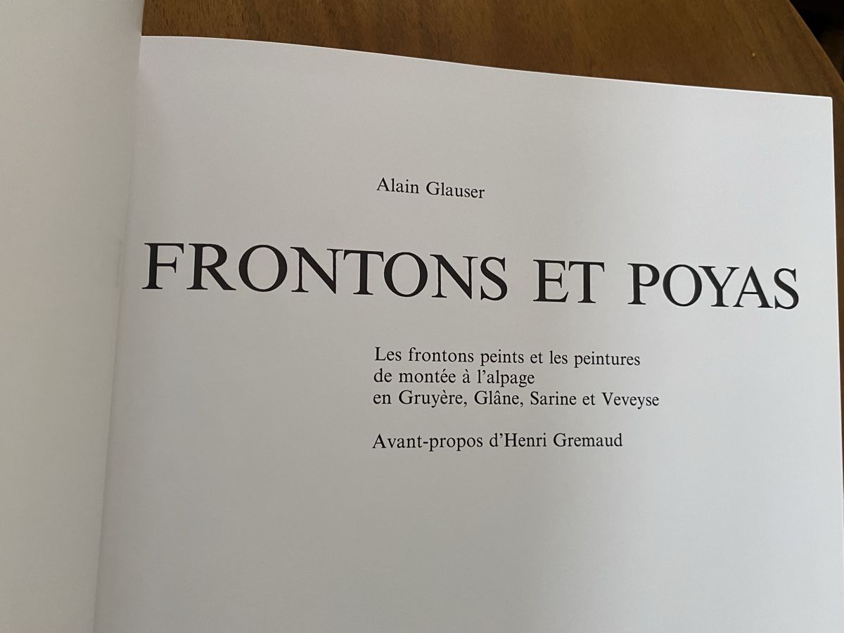 Libri: Frontons et poyas. – Usato da Biel/Bienne venduto da sol_7wtq 5
