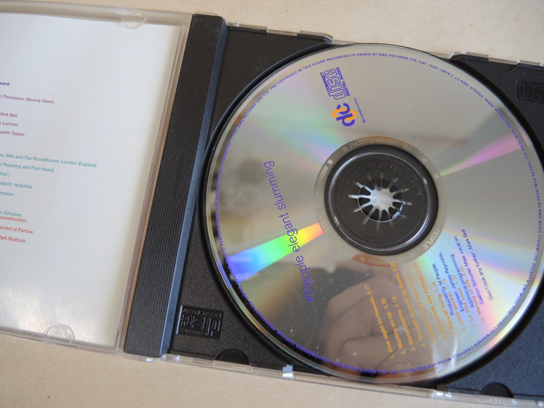 CD: M People - Elegant Slumming CD Pop Deconstruction – Usato da Rorschach venduto da maeck8 1