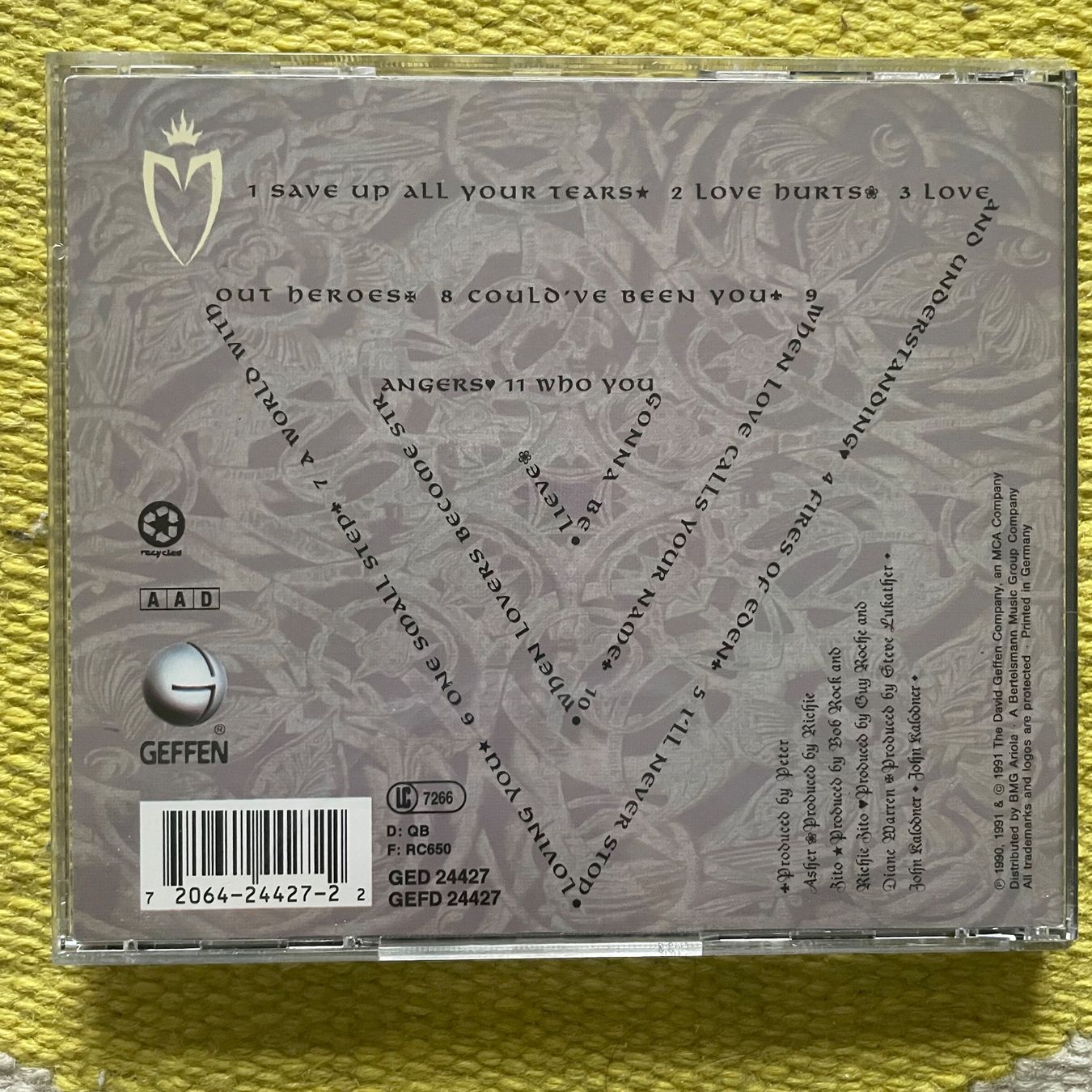 CDs: CHER-LOVE HURTS – Gebraucht aus Rorschacherberg von CD-Roli 1