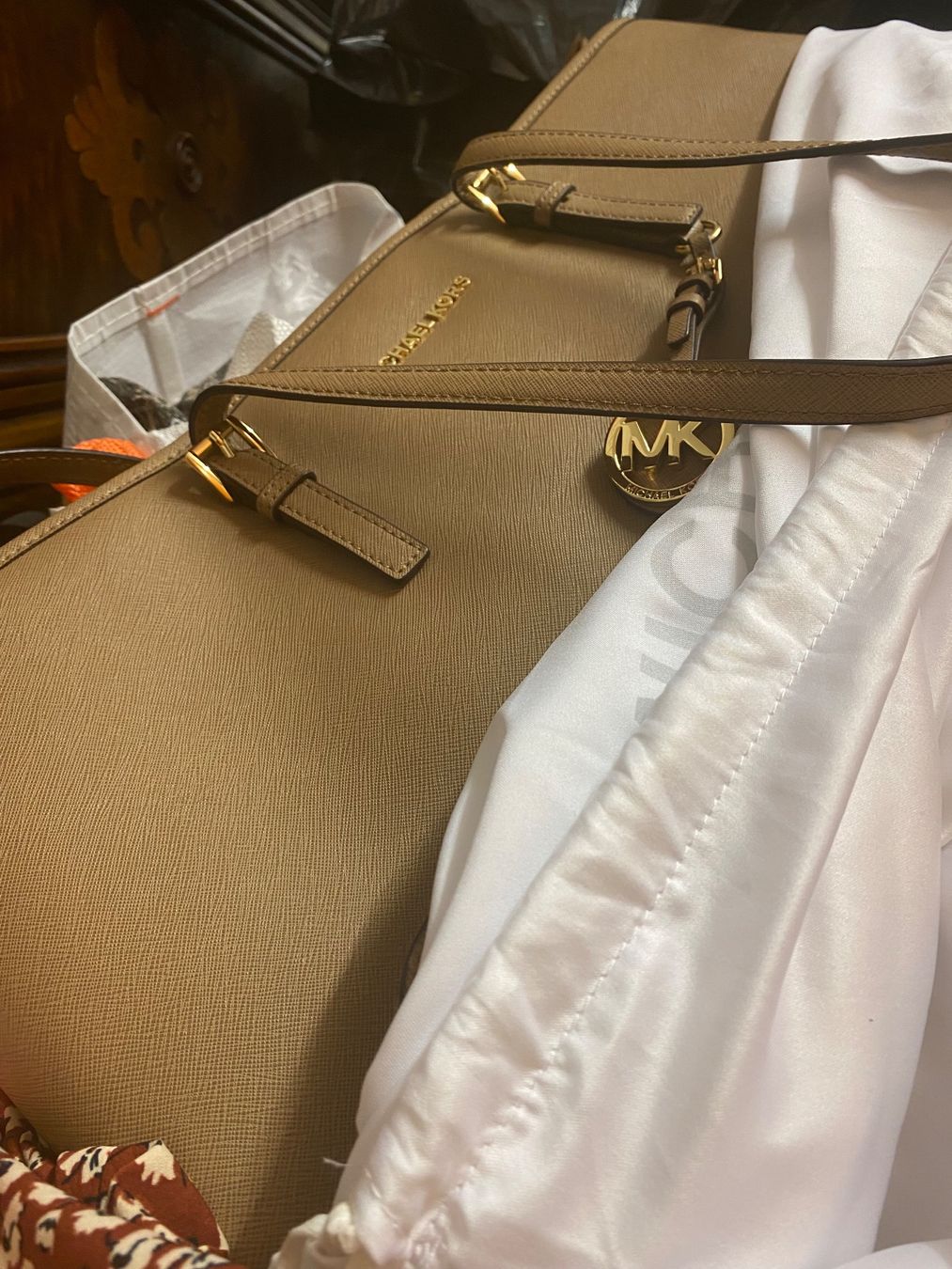 Michael Kors Borse da donna: Michael Kors Tasche, helles Braun – Usato da Pfungen venduto da Sheki56 6