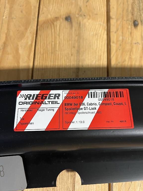 Alle Autoersatzteile: BMW E36 Rieger Lippe GT – Neu und originalverpackt aus Sulgen von Semi3369 4