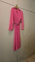 Vestito rosa con cintura tg.M poliestere