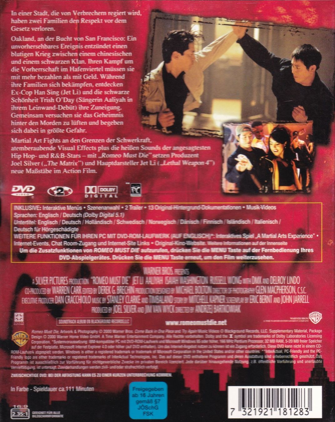 Alle DVDs: DVD ab Fr. 1.--, Romeo must Die – Gebraucht aus Lausen von Mondeo10628 1