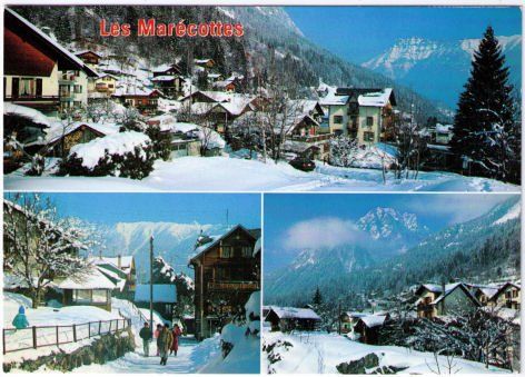 Ansichtskarten: Les Marécottes - 3 Bild AK – Gebraucht aus Binningen von Mountainrider