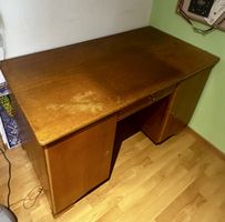 Bureau années 70, 1 tiroir 2 portes