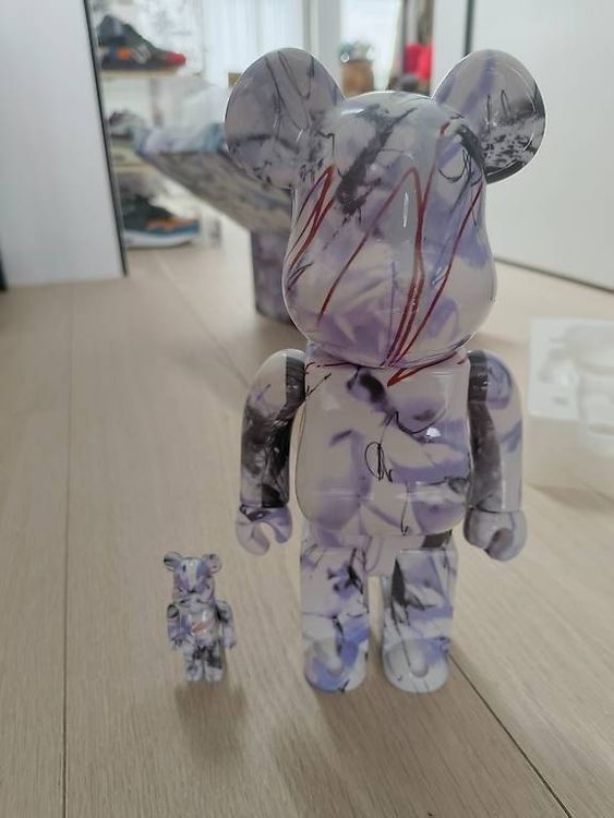 Bearbrick 100% FUTURA 2000 Series 5 - Medicom Toy - Boîte Ouverte, Contenu Neuf