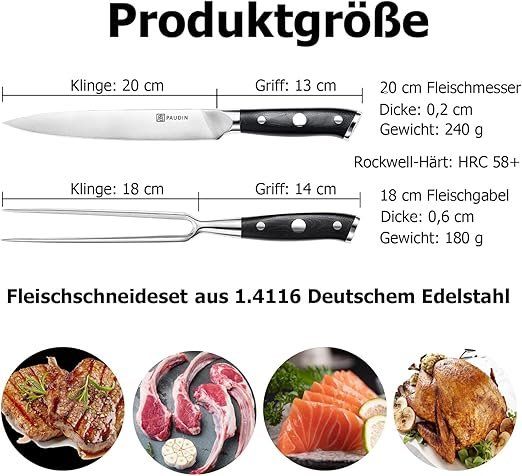 Coltelli: Küchenmesserset 2tlg – Nuovo e nell'imballaggio originale da Oberentfelden venduto da abz_l7vm 2