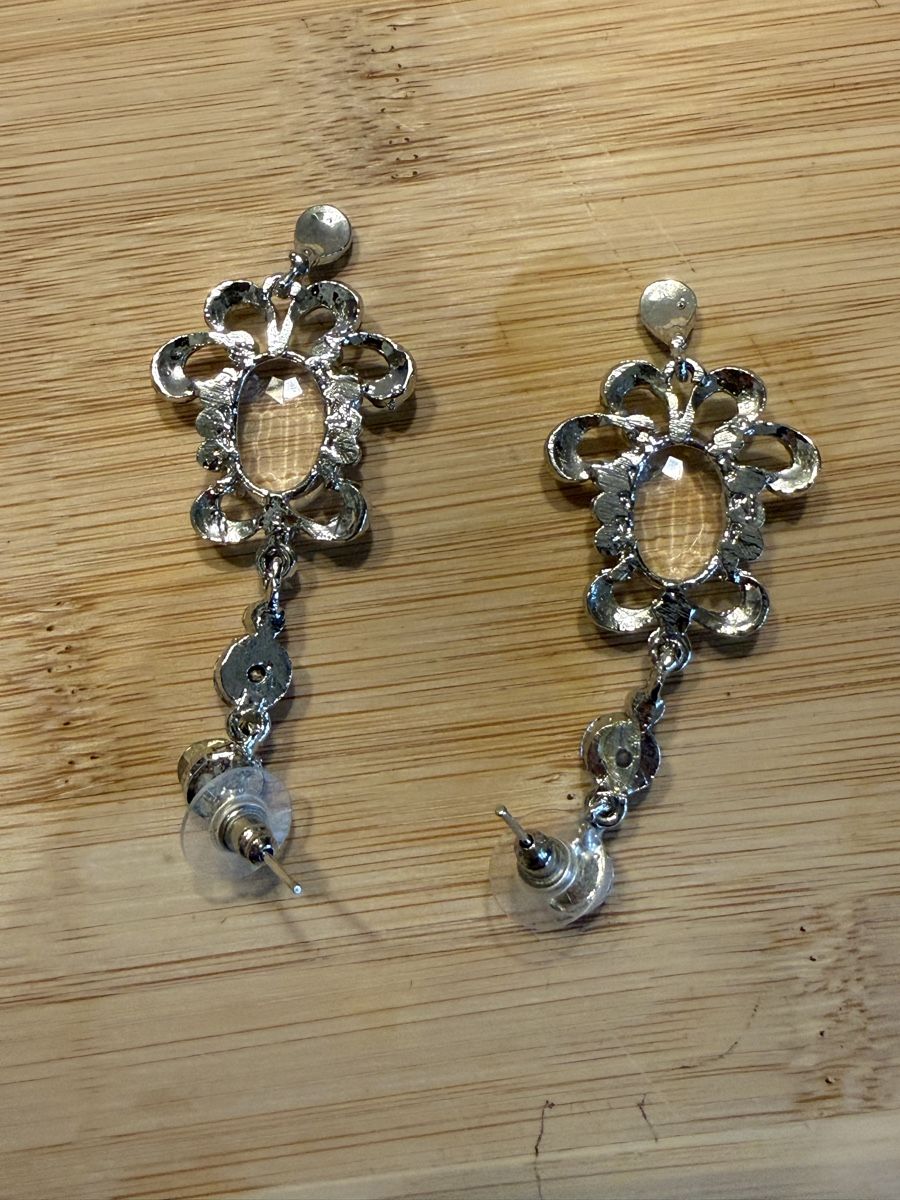 Orecchini pendenti & Orecchini a lobo: Modeschmuck  - elegante Hänger-Ohrringe mit Steinen – Usato da Basel venduto da zukk_ 1