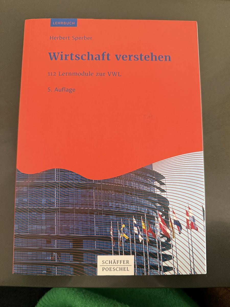 Libri: Wirtschaft verstehen Herber Sperber 5. Auflage – Nuovo (secondo la descrizione) da Dübendorf venduto da ser_twb8