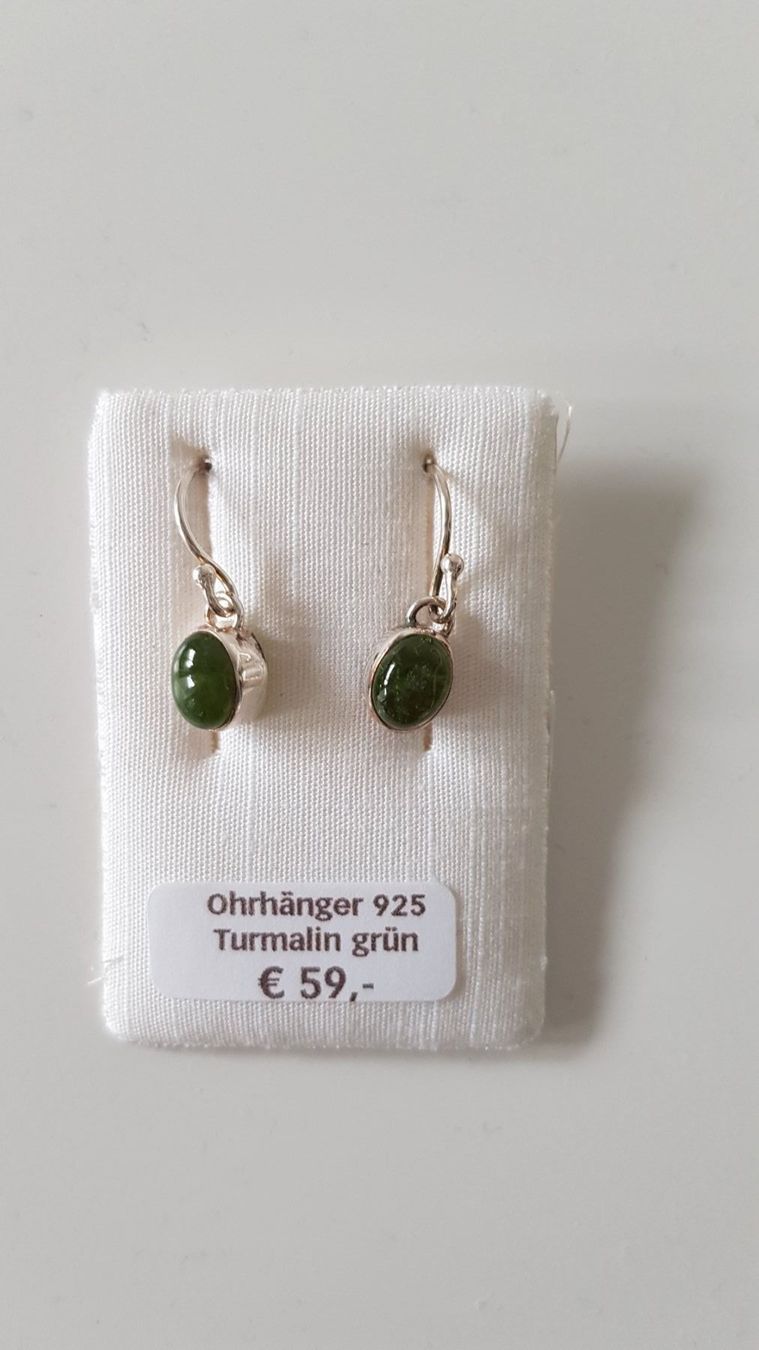 Orecchini pendenti & Orecchini a lobo: Turmalin Ohrringe 925 Silber – Nuovo e nell'imballaggio originale da Geuensee venduto da sonnenstunden