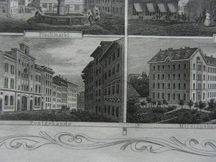 Gravures: Souvenirblatt Basel – D'occasion à Risch par Rischli15 4