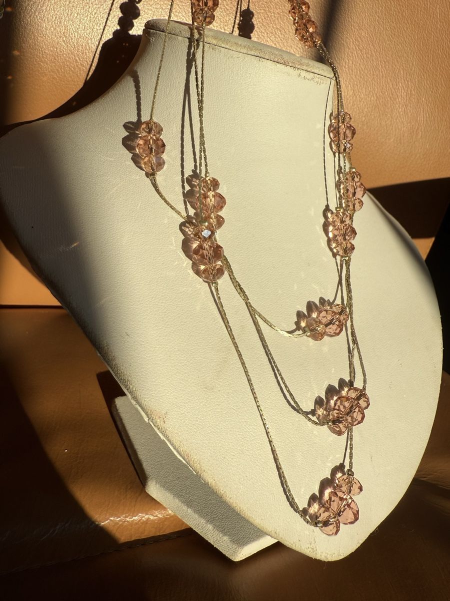 Catenine: Rosa Modeschmuck Kette NEU – Nuovo e nell'imballaggio originale da Basel venduto da Chili007 2