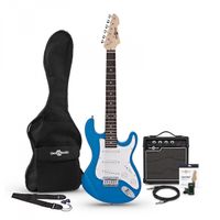 3/4 LA-E-Gitarre, Blau, im Paket mit Verstärker