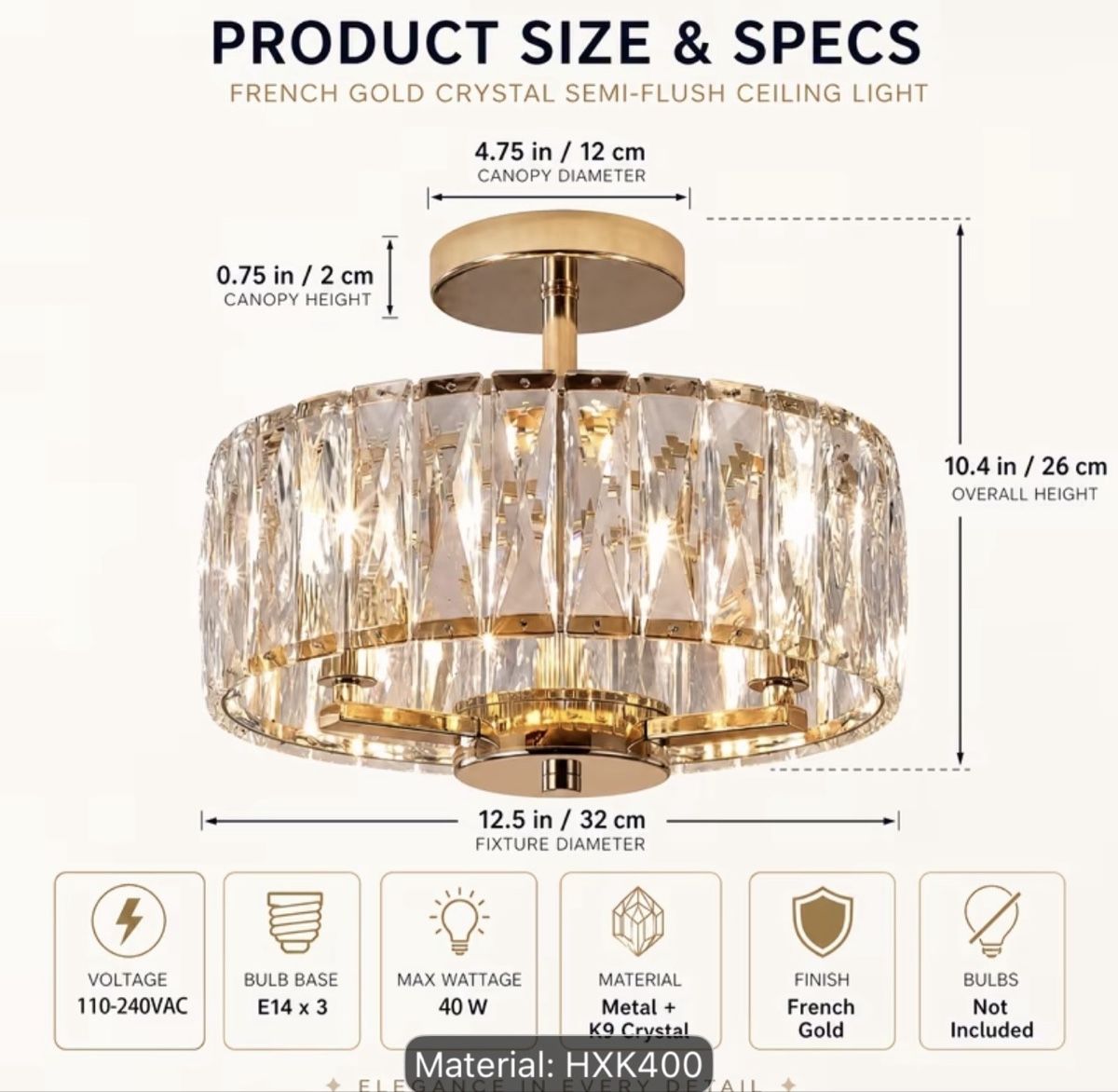 Lampadari & plafoniere: Deckenleuchte Gold – Nuovo e nell'imballaggio originale da Oftringen venduto da EKA2711 1