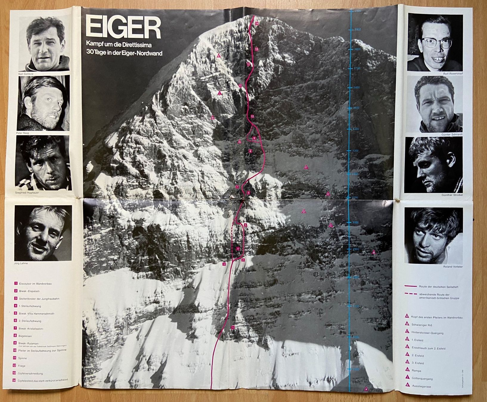 Livres: Buch Eiger Kampf um die Direttissima – D'occasion à Böckten par Hansi36 8