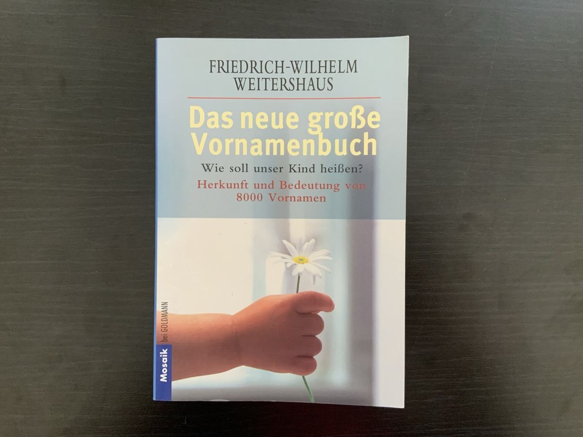Bücher: Buch "Das neue grosse Vornamenbuch" – Gebraucht aus Münsingen von Innchen