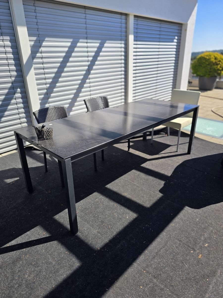 Tavoli: Massiver grosser Gartentisch aus Glas – Nuovo (secondo la descrizione) da Fislisbach venduto da meb_cgw9 3