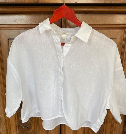 Leinenbluse, H&M, Grösse S --> NEU