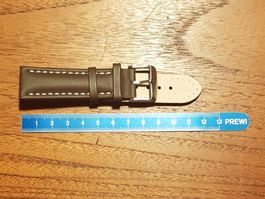 22mm Bracelet de montre en cuir