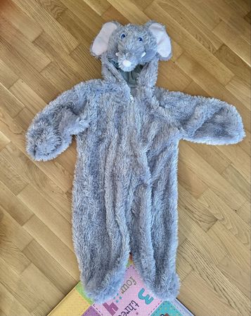 Fasnachtskostüm Elefant Grösse 110