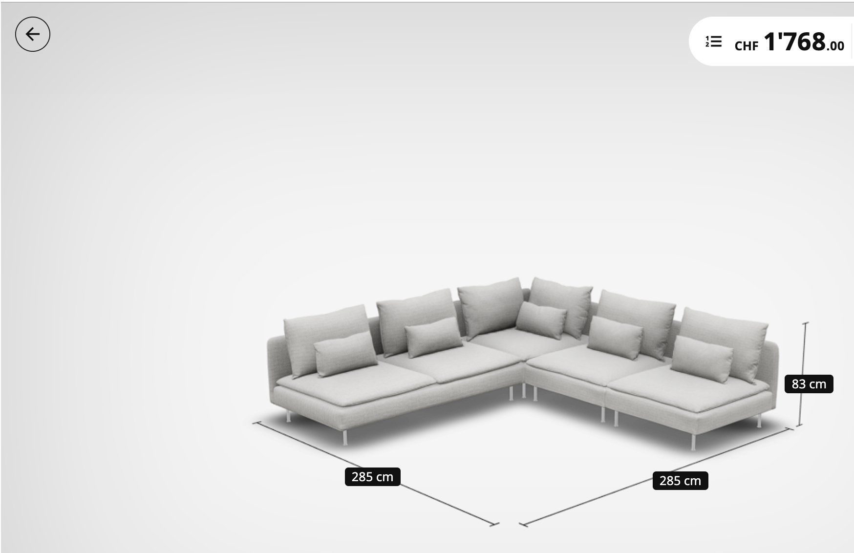 Ikea Divani: SÖDERHAMN Sofa – Usato da Zürich venduto da fanli6 2
