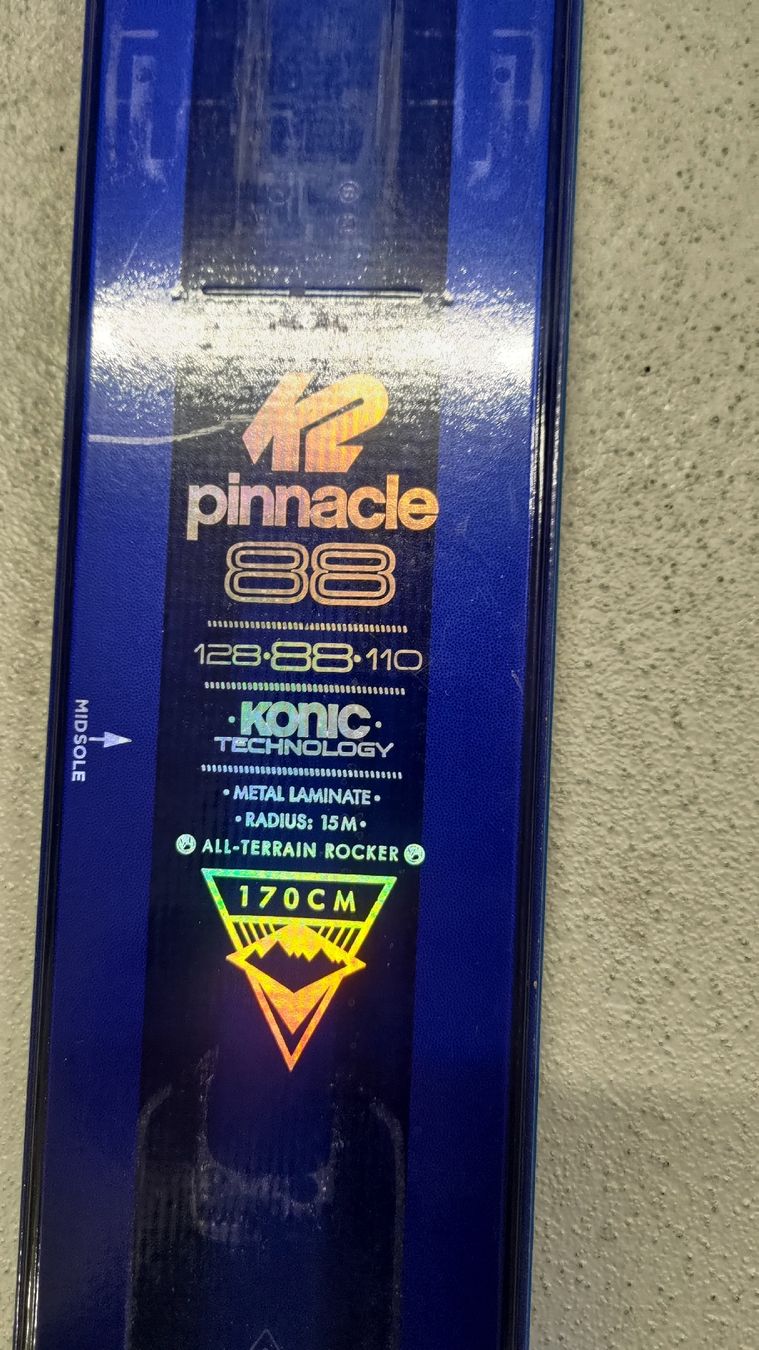 K2 Sci: K2 Pinnacle 88 170cm ohne Bindung  – Usato da Engelberg venduto da Engelberg73 2